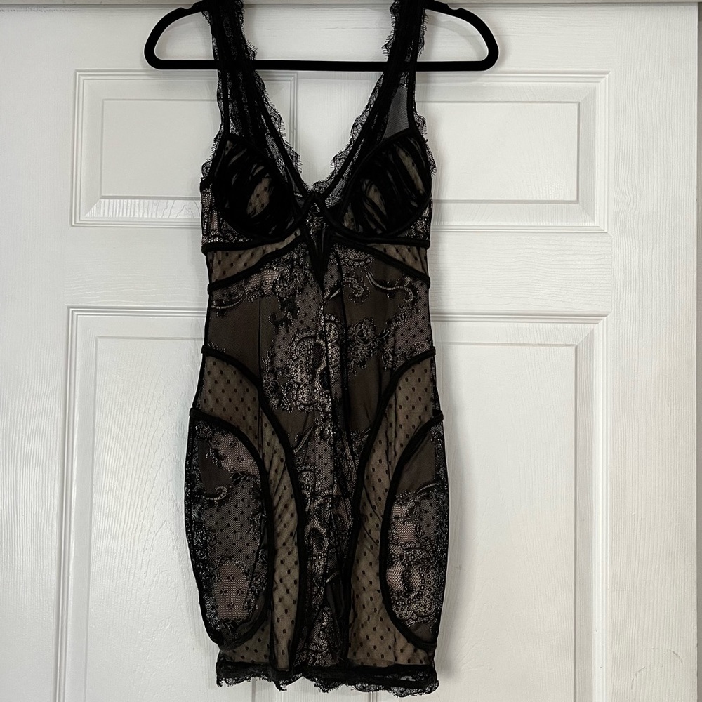 vintage bebe mini dress